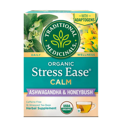 Traditional Medicinals Organic Stress Ease Calm, 16 Tea Bags