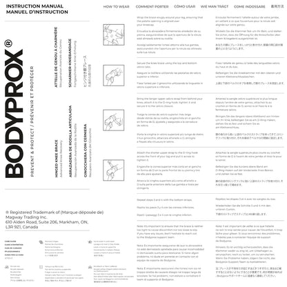 Bodyprox Hinged Knee Brace for Men and Women, Knee Support for Swollen ACL, Tendon, Ligament and Meniscus Injuries