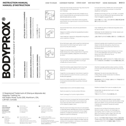 Bodyprox Hinged Knee Brace for Men and Women, Knee Support for Swollen ACL, Tendon, Ligament and Meniscus Injuries