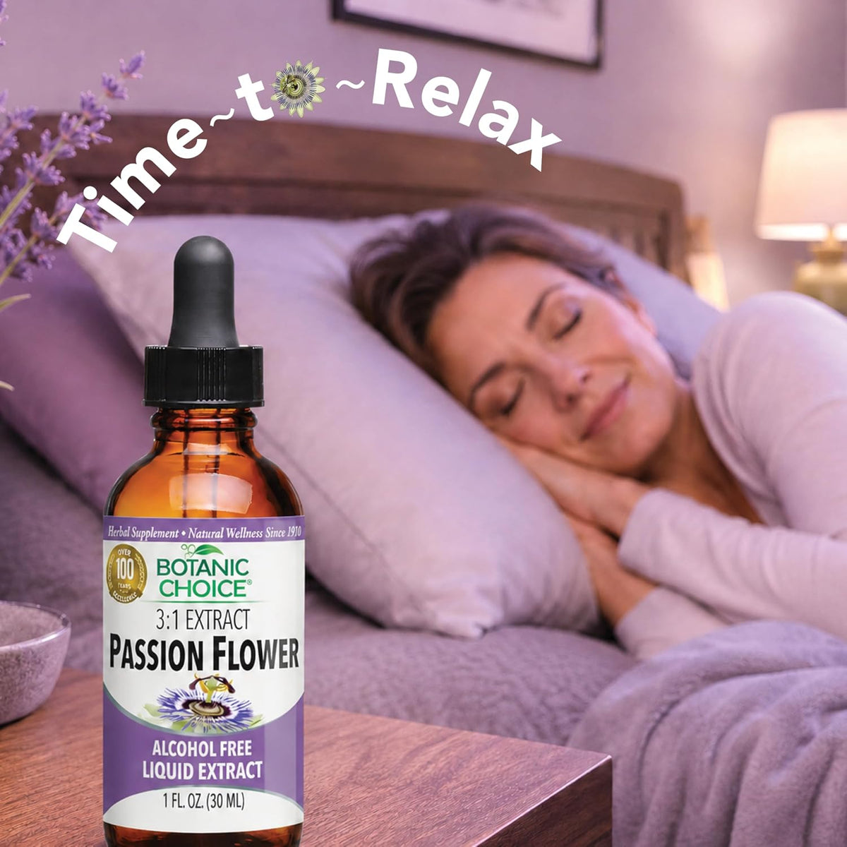 Botanic Choice Passion Flower Liquid Extract, Classic Calming Herb