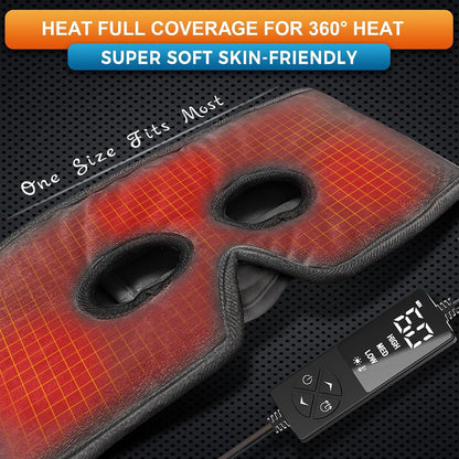 sticro Moist Heat Sinus Mask with Eye Holes, 3 Heat & 5 Timer Settings