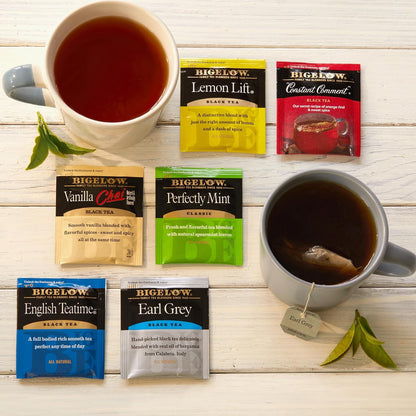Bigelow Tea Black Tea 6 Flavor Variety Pack, 20 Count (Pack of 6)