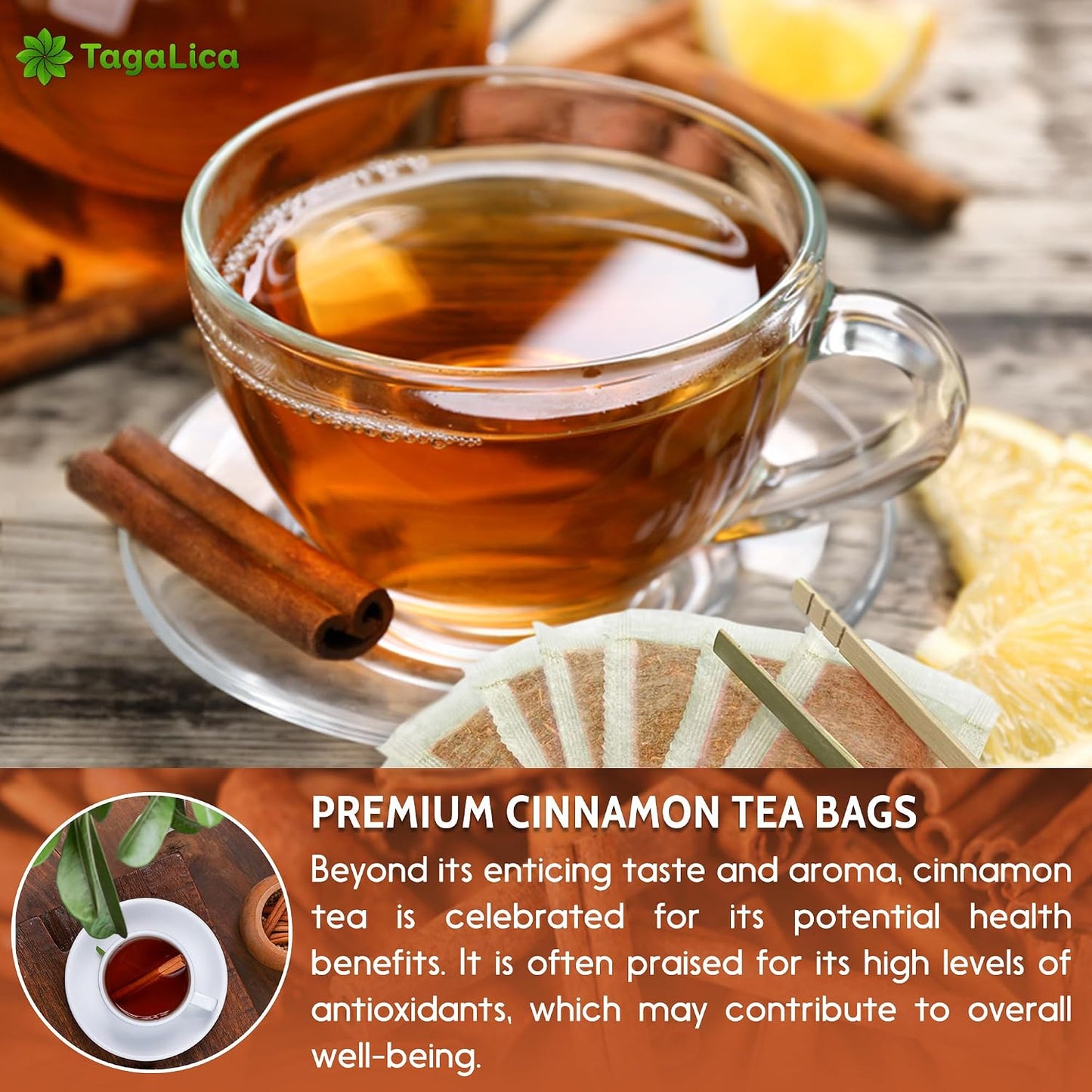 Tagalica, Premium 135 Dandelion Root Tea Bags, 100% Natural & Pure from Dandelion Root, Eco-Conscious Tea Bags, Herbal Tea. No Sugar, No Caffeine, No Gluten, Vegan