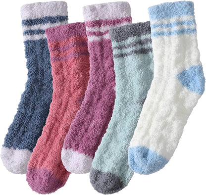 Premillow Womens Fuzzy Socks Fluffy Socks Women Winter Cozy Sock Warm Slipper Home Sleeping Sock for Women