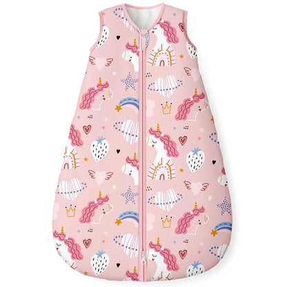 Yoofoss Baby Sleep Sack Baby Wearable Blanket 100% Cotton 2-Way Zipper Toddler Sleeping Sack