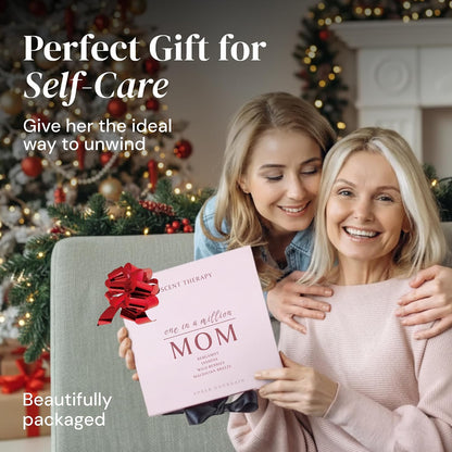 6-pc Scented Candle Gift Set for Women, Aromatherapy Inspired Adelegourdain | Incl. 4 Soy Wax Candles and 2 Fragrance Packets - Gift Ready Box - Scents incl. Bergamot, Maldivian Breeze, Jasmine, Berries