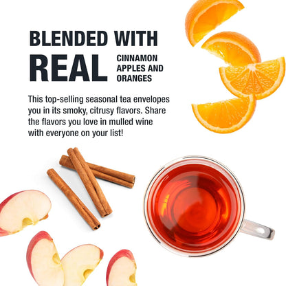 Tiesta Tea - Fireside Spice, Loose Leaf, Mulled Wine Herbal Tea, 1.5oz