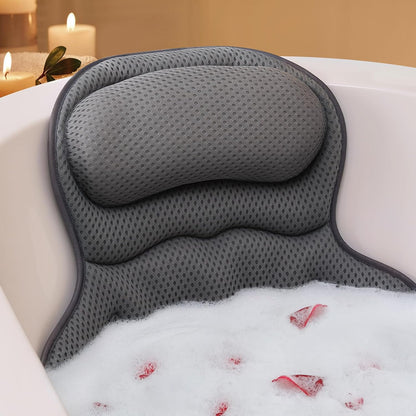 Ozyalo Bath Pillows for Tub, Luxury Bathtub Pillow for Head & Neck Support