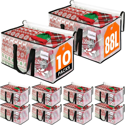 RoomHacks Moving Bags, Heavy Duty Large Storage Bags, 88L, Clear