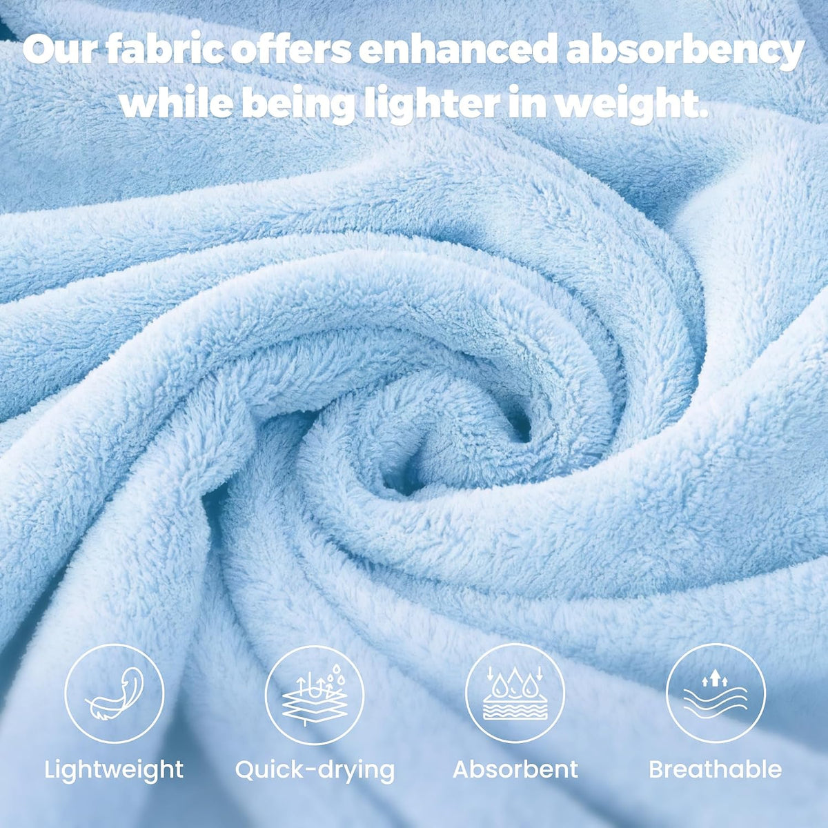 PJGGZ Towel Robe for Women – Soft Absorbent Kimono Bathrobe, Quick-Dry Spa Shower & Hotel Use