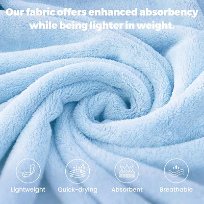 PJGGZ Towel Robe for Women – Soft Absorbent Kimono Bathrobe, Quick-Dry Spa Shower & Hotel Use