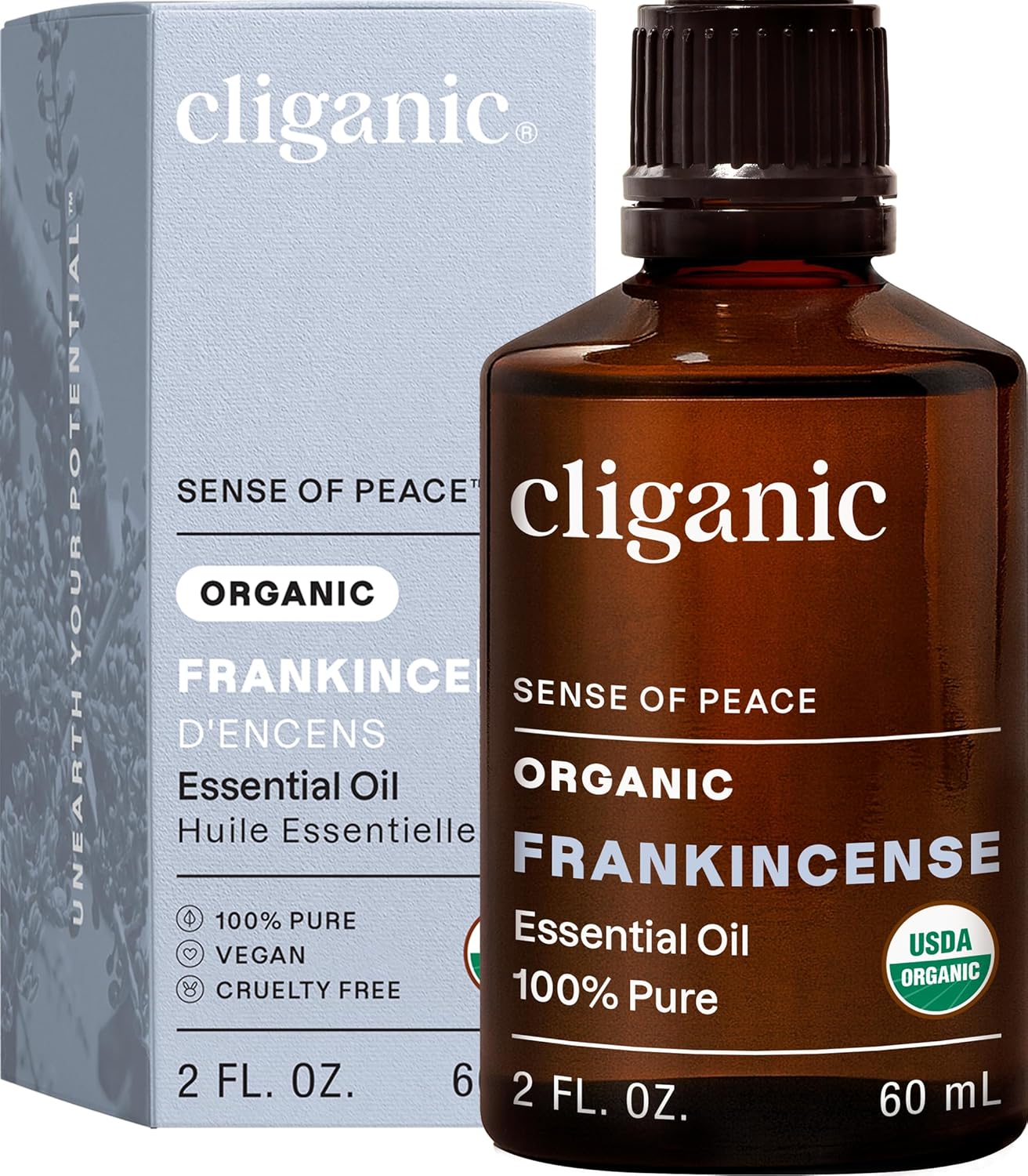 Cliganic Organic Lavender Essential Oil - 100% Pure Natural Undiluted, for Aromatherapy Diffuser | Non-GMO Verified - Colors A