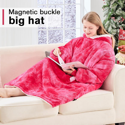 yescool Wearable Blanket Hoodie as Christmas Birthday Gifts for Women Mom - Colors A