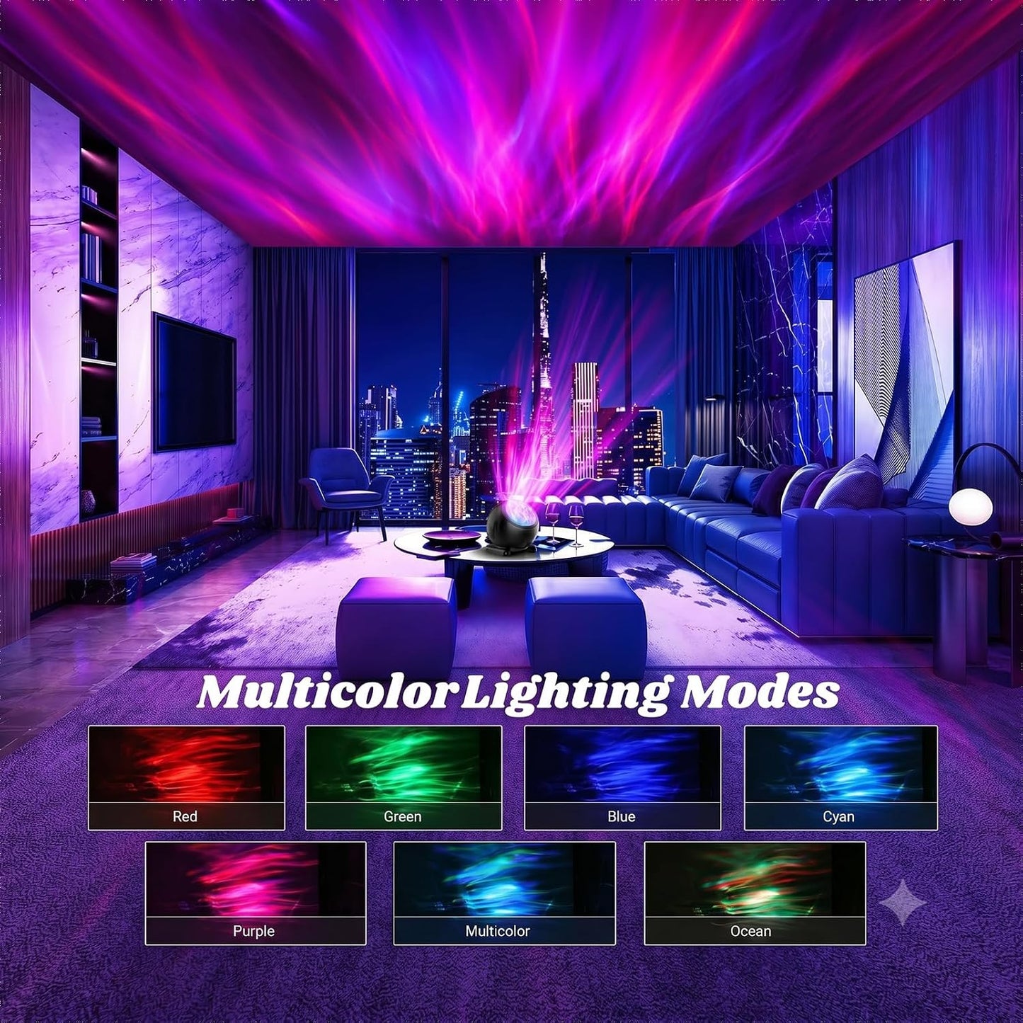 Northern Lights Projector, LED Night Light Aurora Projector with Timer and Remote, Room Decor, Gifts for Kids, Adults, Christmas, Birthday