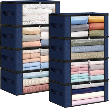 Fab totes Storage Bags for Clothes Blanket Storage Bins with Lids