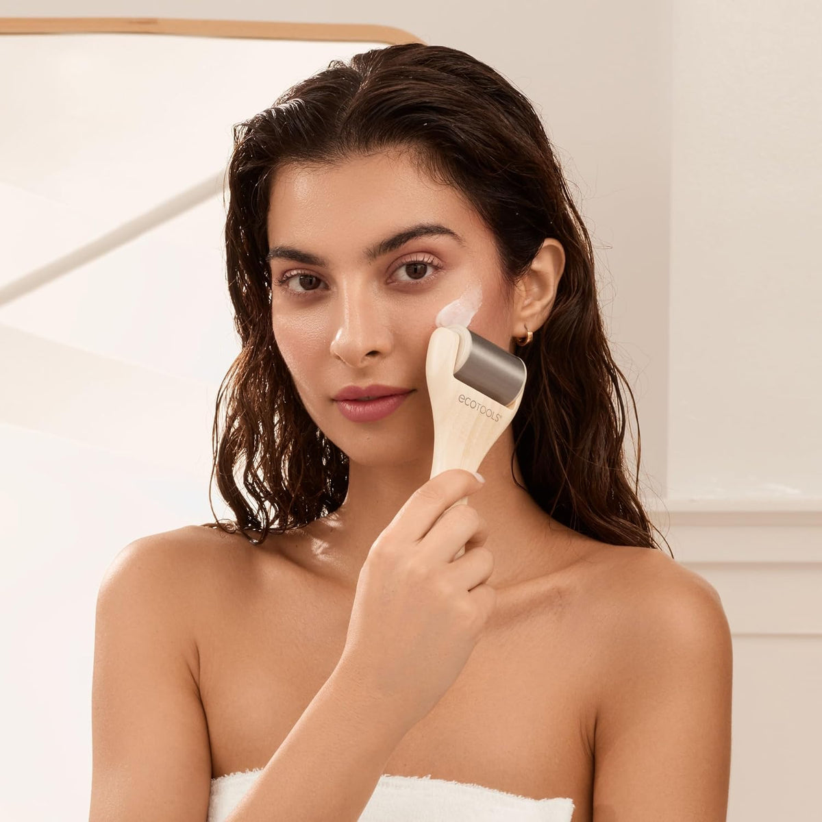 EcoTools Ice Roller, Stainless Steel Facial Roller, 1 Count