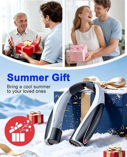 Portable Neck Fan, Max 20H, 6000mAh Personal Fan