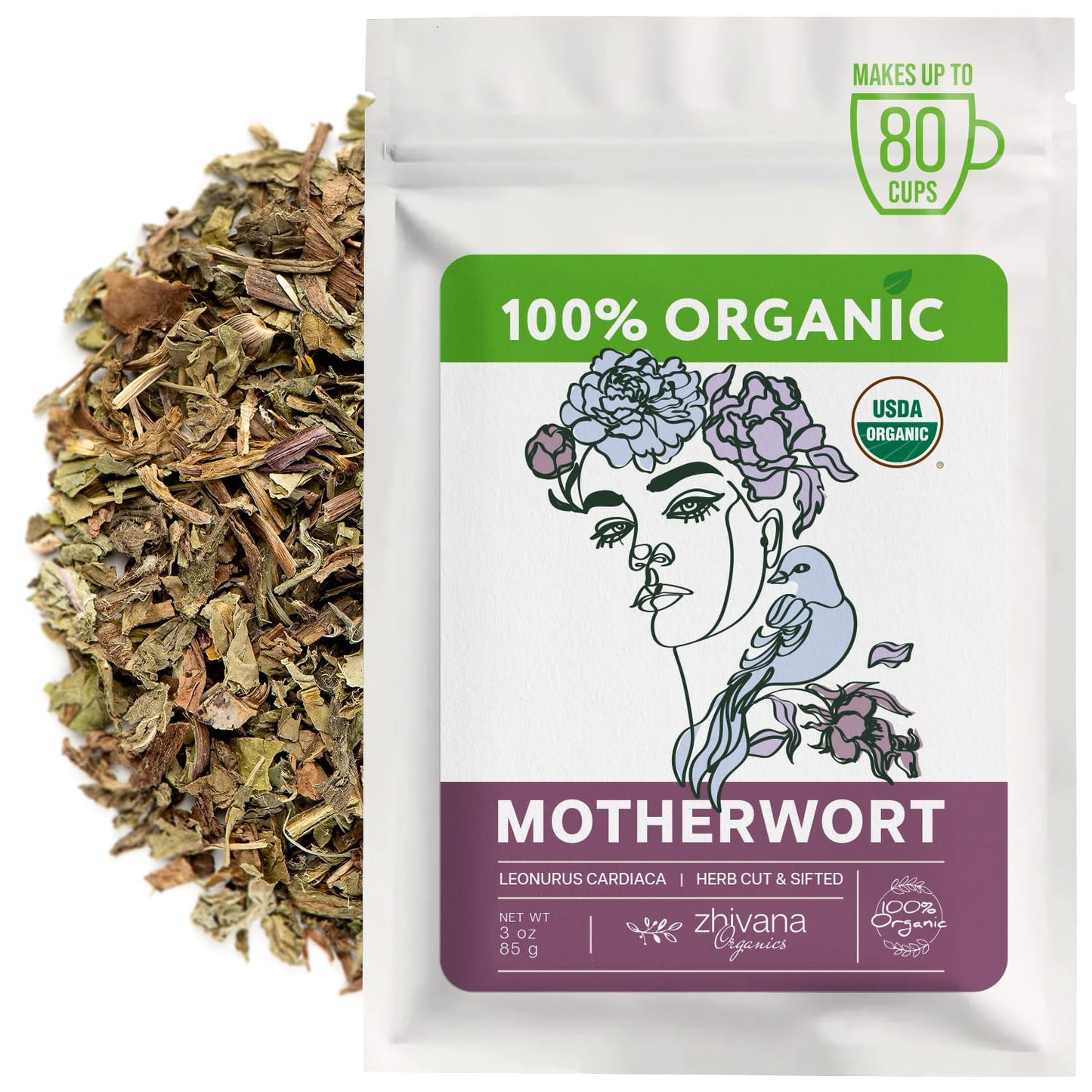 Organic Lemon Balm Leaves (4oz.) - Lemon Balm Tea Loose Leaf Organic - Melissa Tea - Te de Tolonjil - Natural Support for Stress Response, Sleep, Digestion
