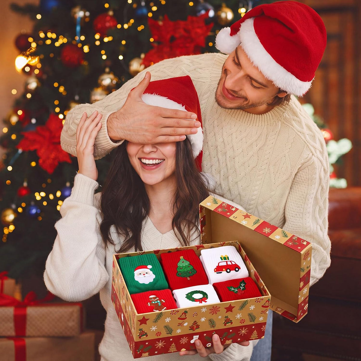 Eurzom 10 Pairs Socks Womens Crew Elastic Ankle Length Cotton Socks Aesthetic Cute Lightweight Low Cut Gifts for Women - Colors B