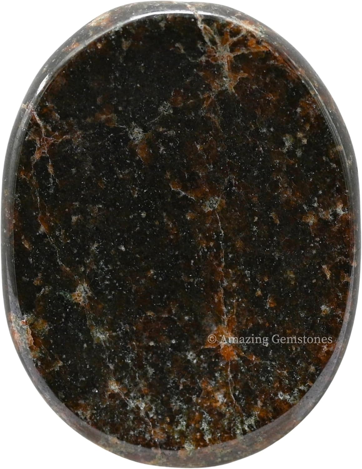 Amazing Gemstone Labradorite Thumb Worry Stone, Anxiety Stone, Healing Crystals - Piedra Crystal Fidget for Gift, Meditation, Calming, Relaxation, Stress Relief - Colors A