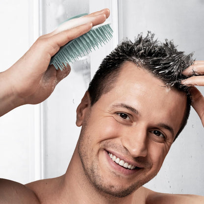 Ecoed Scalp Massager Shampoo Brush, Scalp Scrubber & Exfoliator (Natural)