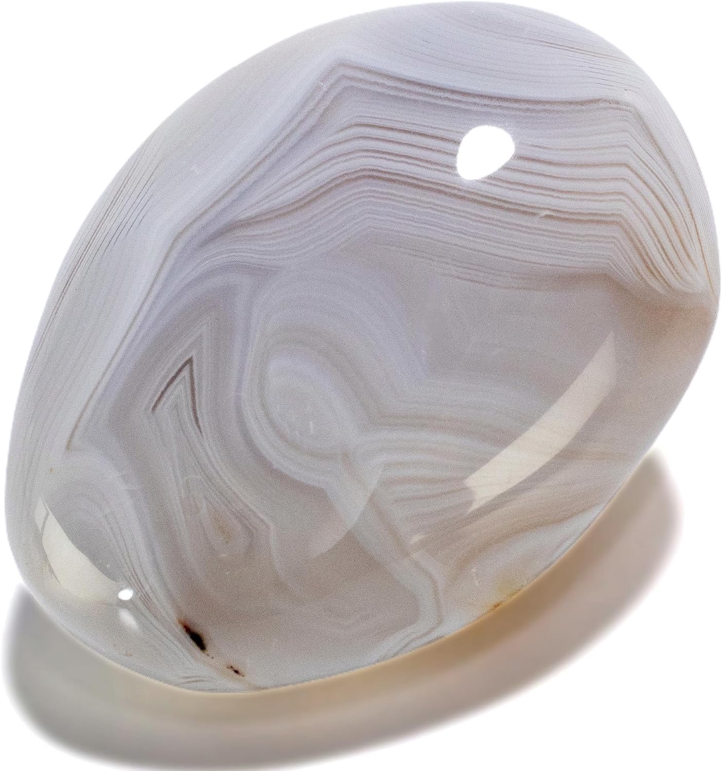 KALIFANO Palm Stone with Healing & Calming Effects - AAA+ Grade High Energy Worry Stone with Information Card - Reiki Crystal Used for Courage (Family Owned and Operated)