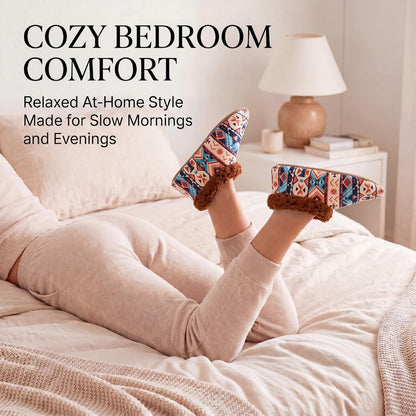 Cozylook Fuzzy Slippers for Women Indoor Soft Sole Slipper Socks