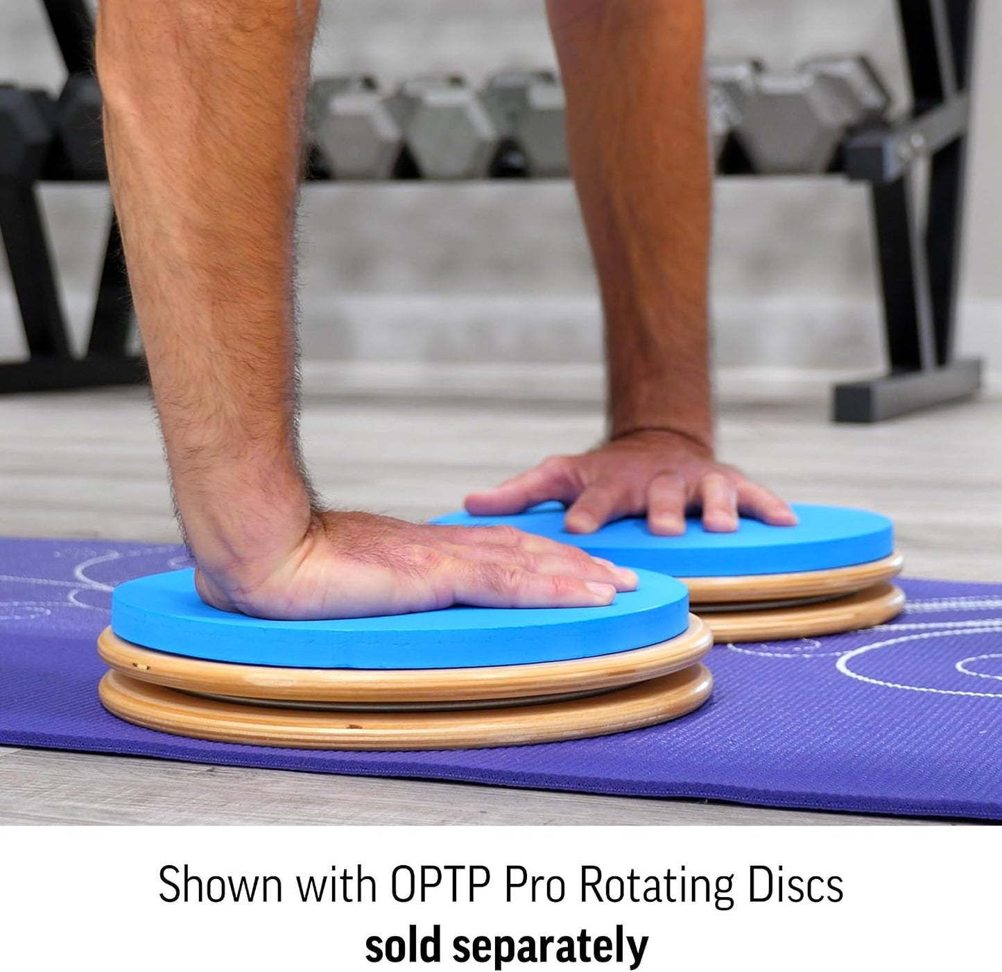 OPTP Foam Disc Pads - 10 1/2" Soft Foam Pads - Foam Balance Pad Set Pairs with the OPTP Pro Rotating Discs for Comfortable Hand and Forearm Placement. Made in the USA