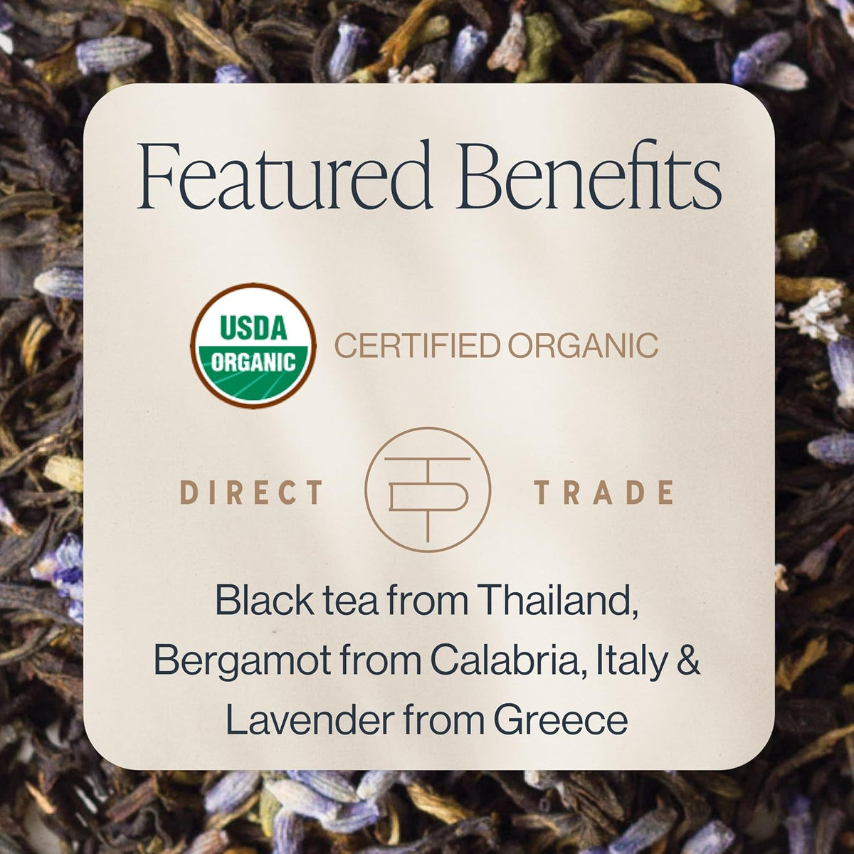 Rishi Tea Earl Grey Lavender Organic Black Loose Leaf Tea, Caffeinated, 4oz