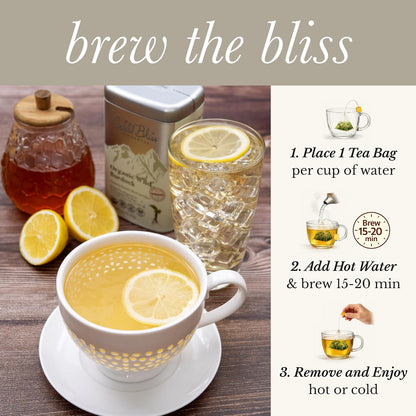 Wild Bliss Organic Burdock Root Tea - 25 Tea Bags