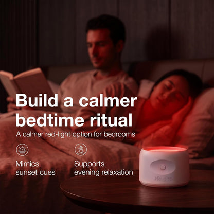 Helight Red Light Therapy Sleep Device – 630nm Pure Red Light Lamp Sleep Aid to Support Deep Relaxation – Rest Lamp Backed by Science for Adults & Kids Bedrooms