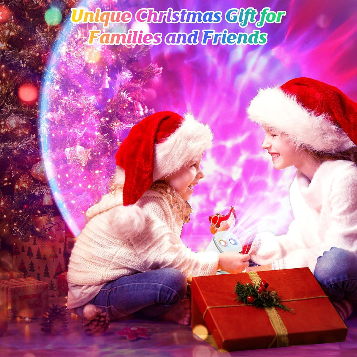 Galaxy Projector for Bedroom, Night Light for Kids, Nebula Ceiling LED Lamp