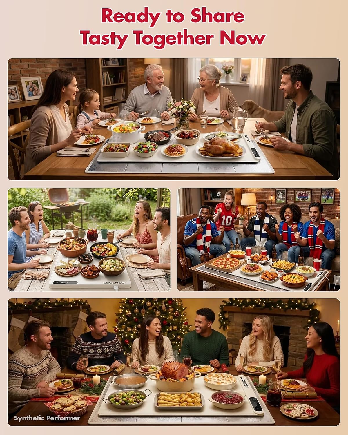 Warming Mat For Food Extra Large 36"x16" 580W Food Warming Mat With Heat Resistant Pad,Chafing Dishes for Buffet 6 Temp 6 Hour,Roll Up Food Warmers for Parties Buffet for Catering Gatherings
