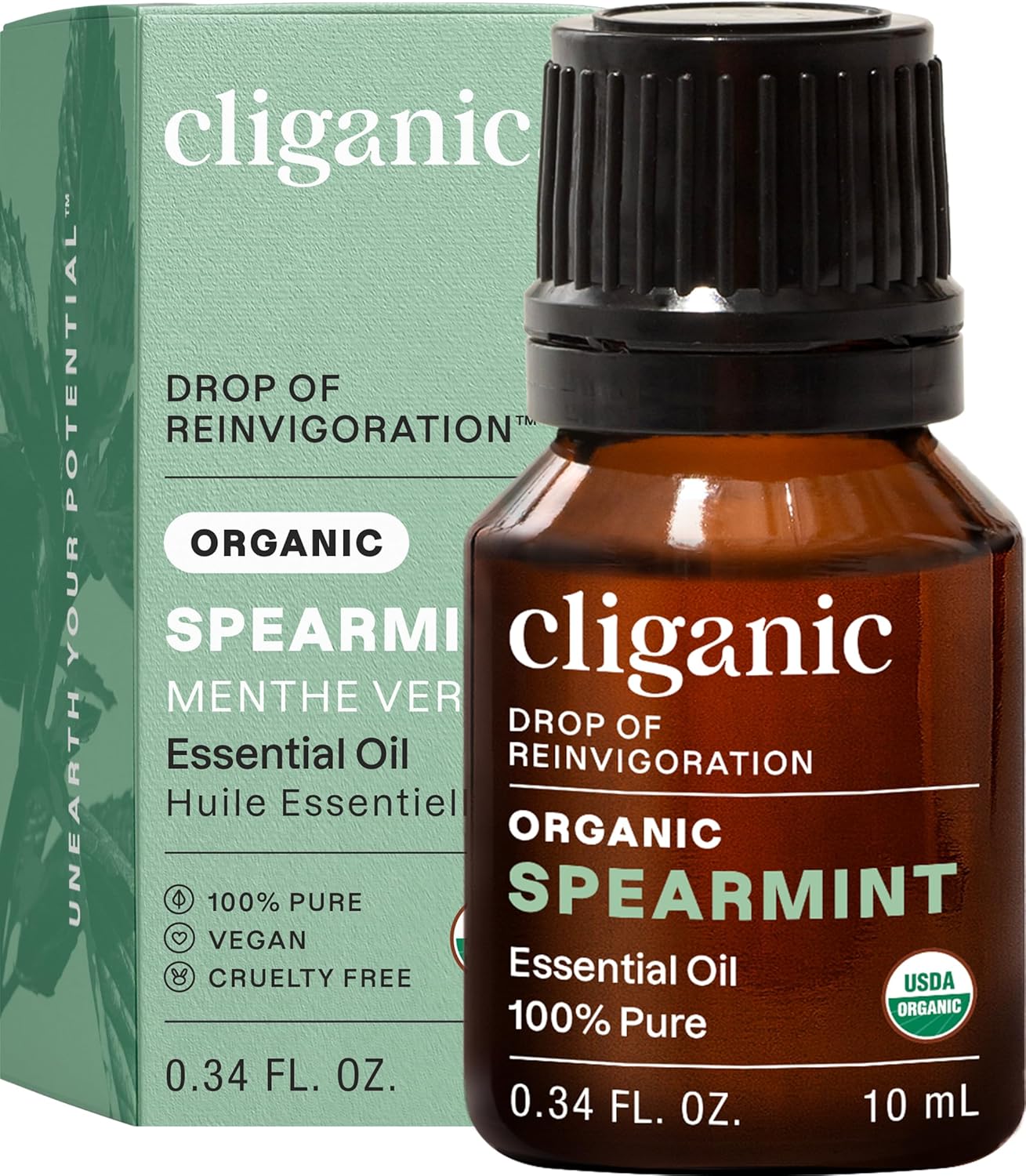 Cliganic Organic Lavender Essential Oil - 100% Pure Natural Undiluted, for Aromatherapy Diffuser | Non-GMO Verified - Colors B