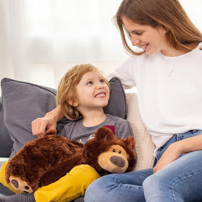 ODOXIA Weighted Lap Pad for Kids 5Lbs | Calming & Comforting | Cat Animal | Sensory Product | Blanket for Special Needs | Carrying Bag Included