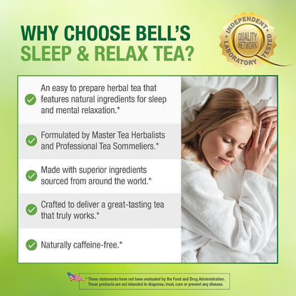 Bell Sleep & Relax Herbal Tea - Valerian & Chamomile - 20 Bags
