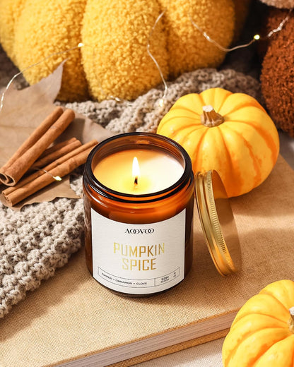 AOOVOO Coconut Vanilla Candles - 9 oz Scented Candles, Aromatherapy Candle, Soy Candle for Home Scented