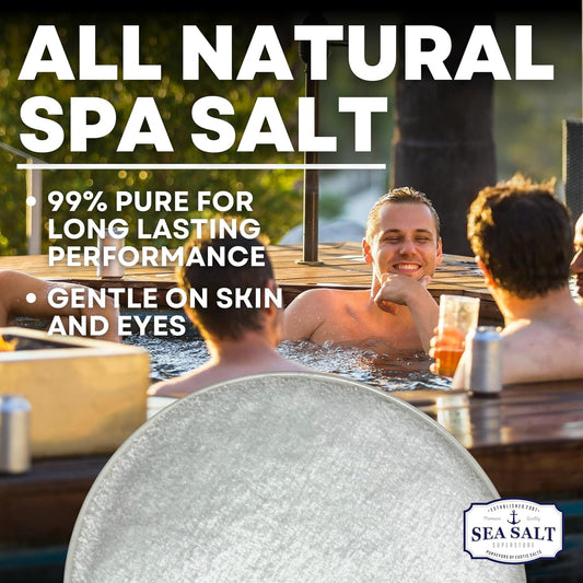 Sea Salt Superstore Spa Salt, Chlorine Generator Hot Tub Systems, 10 lb