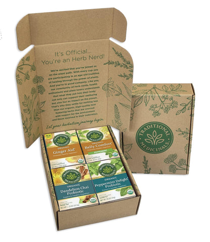 Traditional Medicinals Organic Lemon Ginger Tea, 1.13 Oz, 16 Count