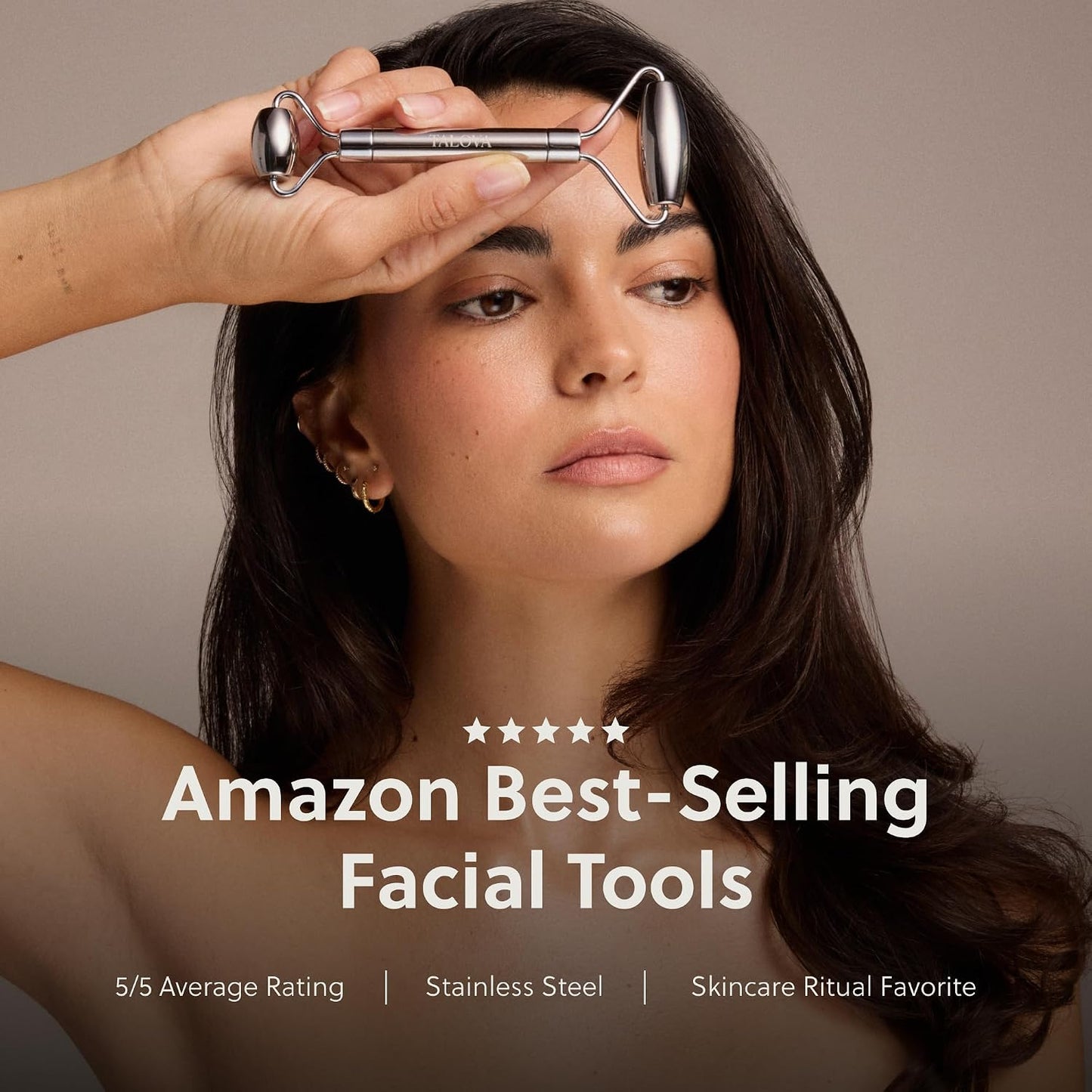 304-Grade Stainless Steel Facial Roller