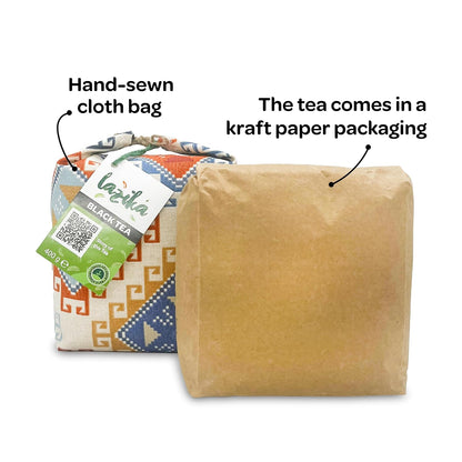 Lazika Loose Leaf Tea Set, Black Tea, Green Tea, Earl Grey, Tea Gift Set, 3.35 Oz (Pack of 3)
