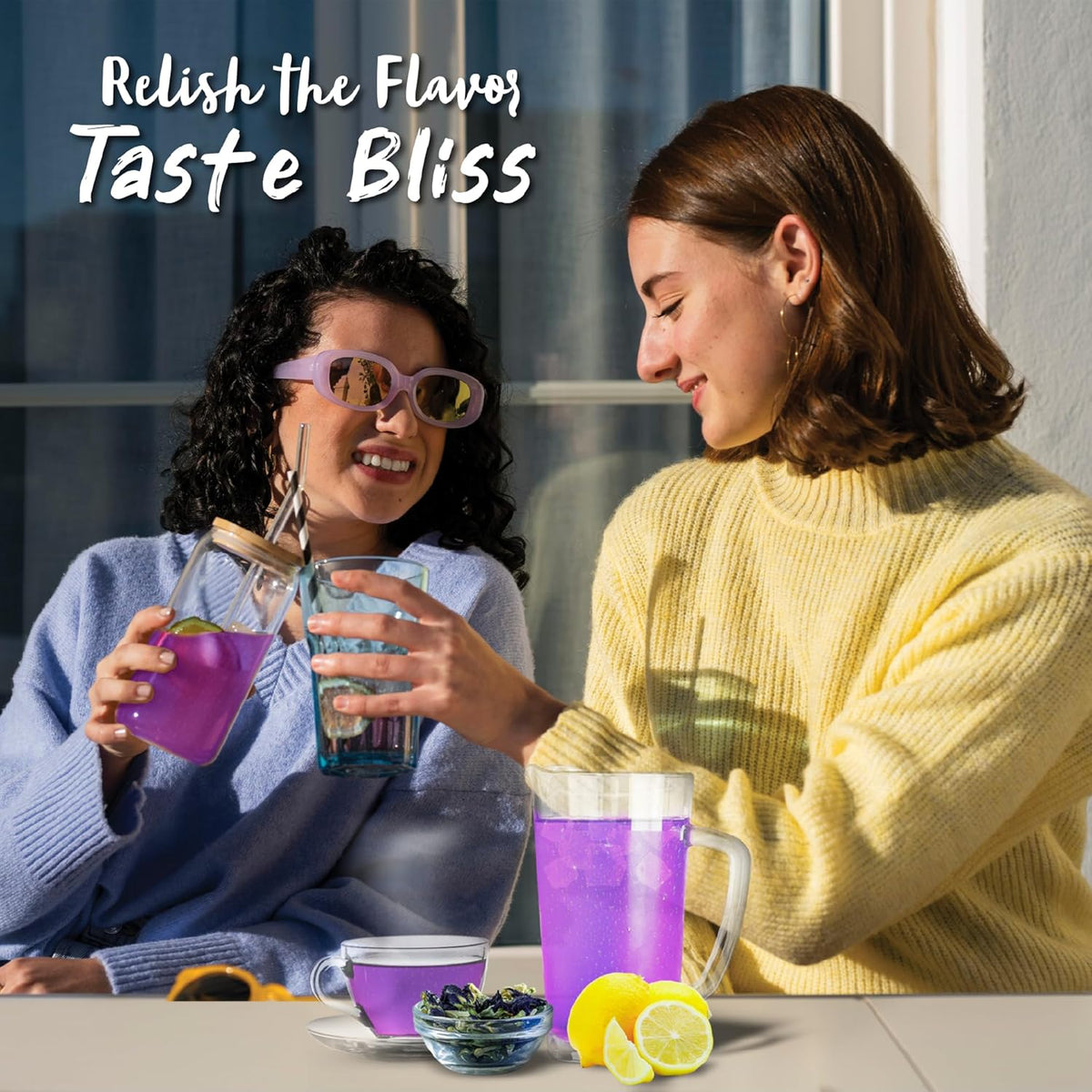 Butterfly Pea Flower Tea (375+ cups) 4.4oz Blue Butterfly Pea Tea Blue Tea