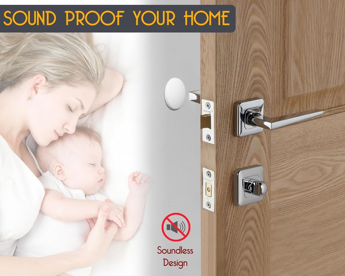 ProStoppr® Door Stoppers - Large 3.15" - Strong Adhesive Backing
