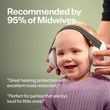 Alpine Muffy Baby Ear Protection for Babies and Toddlers up to 36 Months - CE & ANSI Certified - Noise Reduction Earmuffs - Comfortable Baby Headphones Against Hearing Damage & Improves Sleep - Blush