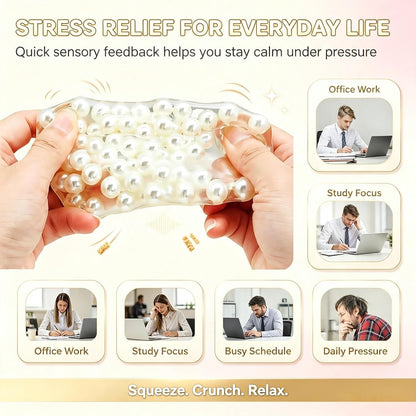 Crunchy Squishy Stress Ball Toys, Sensory Squishy Toys, Squeeze Balls Fidget Toys for Adults,Grape Noisy Squishy Ball for Relieve Stress. 1 Pack