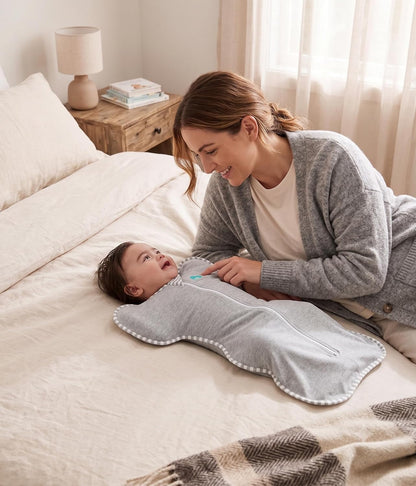 Love to Dream Swaddle UP, Baby Sleep Sack, Self-Soothing Swaddles for Newborns, Get Longer Sleep, Secure Fit Helps Calm Startle Reflex, New Born Essentials for Baby, 1.0 TOG, 13-19 lbs, Deep Olive