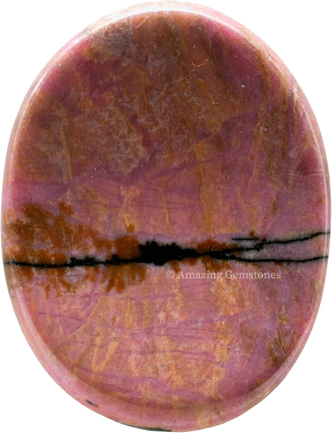 Amazing Gemstone Labradorite Thumb Worry Stone, Anxiety Stone, Healing Crystals - Piedra Crystal Fidget for Gift, Meditation, Calming, Relaxation, Stress Relief - Colors C