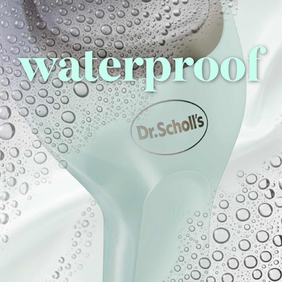 Dr. Scholl's Pedi Perfect Electric Foot Callus Remover, Waterproof, Rechargeable with x2 Roller Heads, Removes Hard Skin for Soft Beautiful Feet, 90 Minute Run Time, Dust Catcher, Pedicure Tools