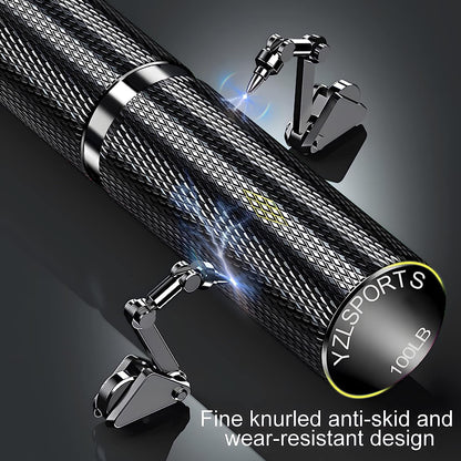 Silver Metal Hand Grip Set, 50LB-400LB No Slip Heavy-Duty Grip Strengthener Great Wrist & Forearm Hand Exerciser, Home Gym, Hand Gripper Grip Strength Trainer