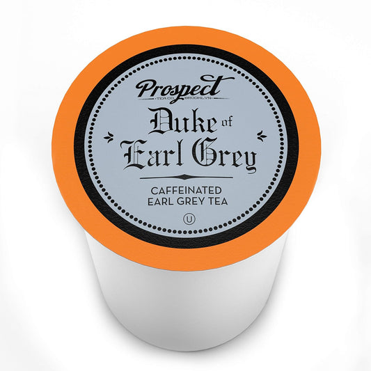 Prospect Tea Co. Duke Of Earl Grey Tea Pods Compatible with K Cup Brewers Including 2.0, 40 Count